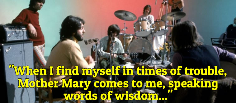 Are you ready to complete this legendary lyric from The Beatles' masterpiece "Let It Be"?