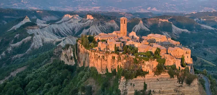 Which iconic Italian hill town is giving major cinematic vibes?