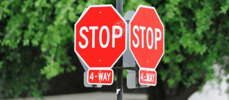 You’re pulling up to a four-way stop at the same time as another star. Who gets the lead?